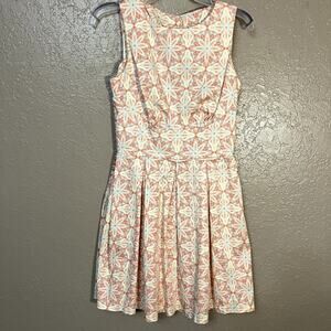 Closet London women's retro patterned dress size 8 modcloth